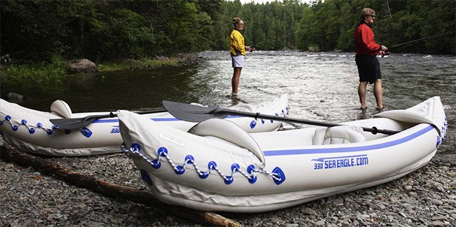 Sea Eagle 330 Inflatable Kayak Fishing